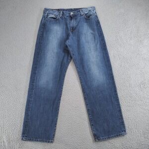 Vintage Y2K Lucky Brand Jeans Mens 34x33 Blue Denim Medium Wash Relaxed Fit